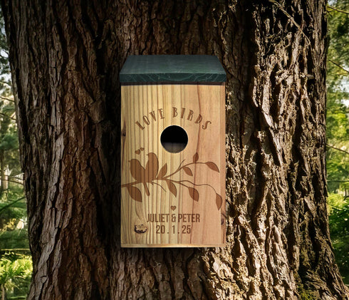 Love Birds Bird Box